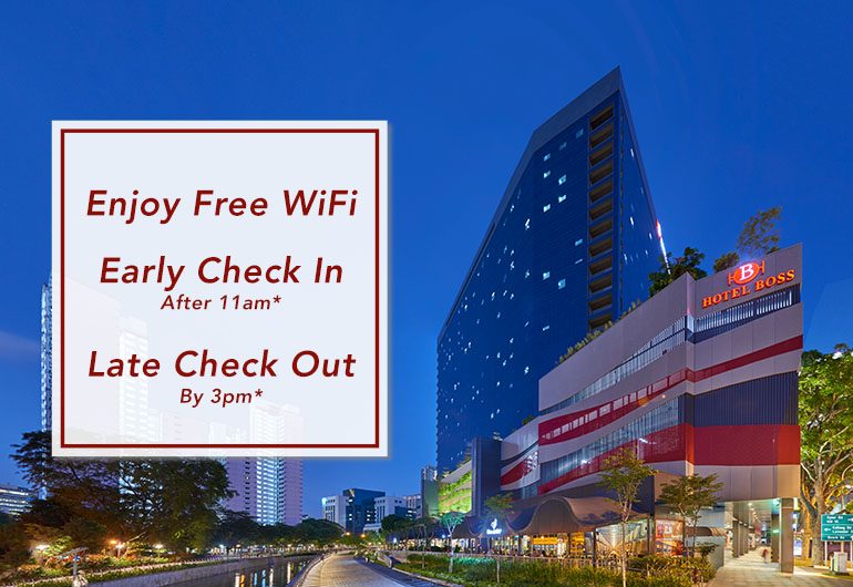 Free WiFi, Early Check-In, Late Check-Out