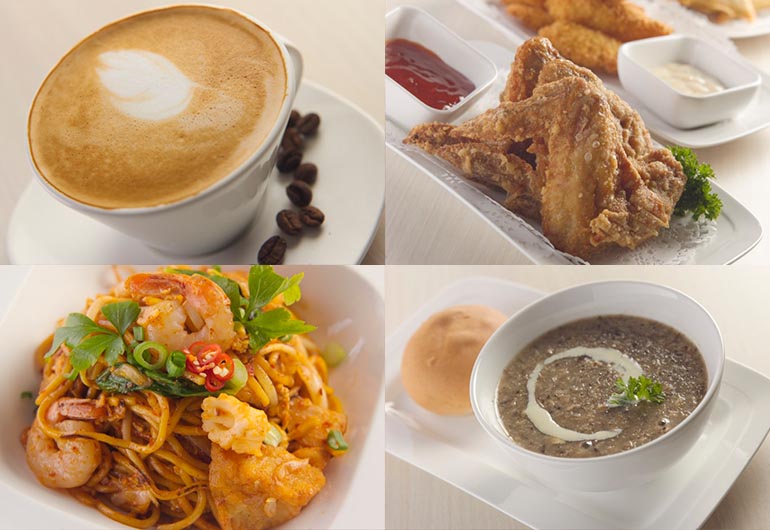 Local Halal Food, Chicken Wing, Mee Goreng, Popiah and Desserts @ Hotel Boss Singapore